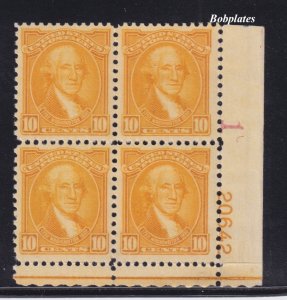 BOBPLATES US #715 Washington Bi Lower Right Plate Block 20642 VF NH SCV=$110 *