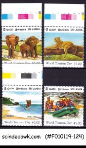 SRI LANKA - 2011 WORLD TOURISM DAY - 4V - MNH