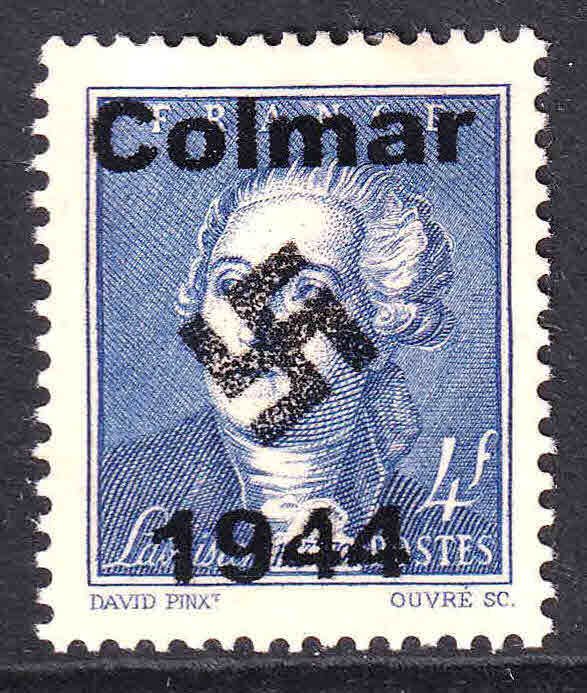 FRANCE 464 COLMAR OVERPRINT USED VF SOUND