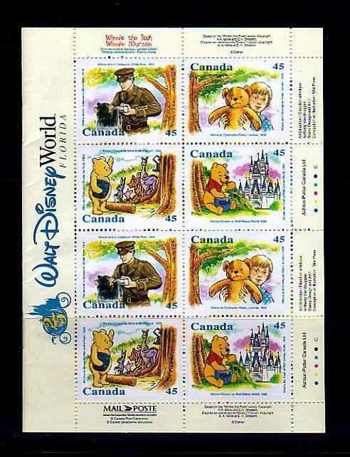 CANADA -1996 - DISNEY - WINNIE THE POOH -MINT- BOOKLET!