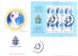 Beatification of John Paul II 2011. FDC.