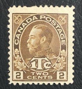 MOMEN: CANADA SC #MR4a TYPE I MINT OG H LOT #60551