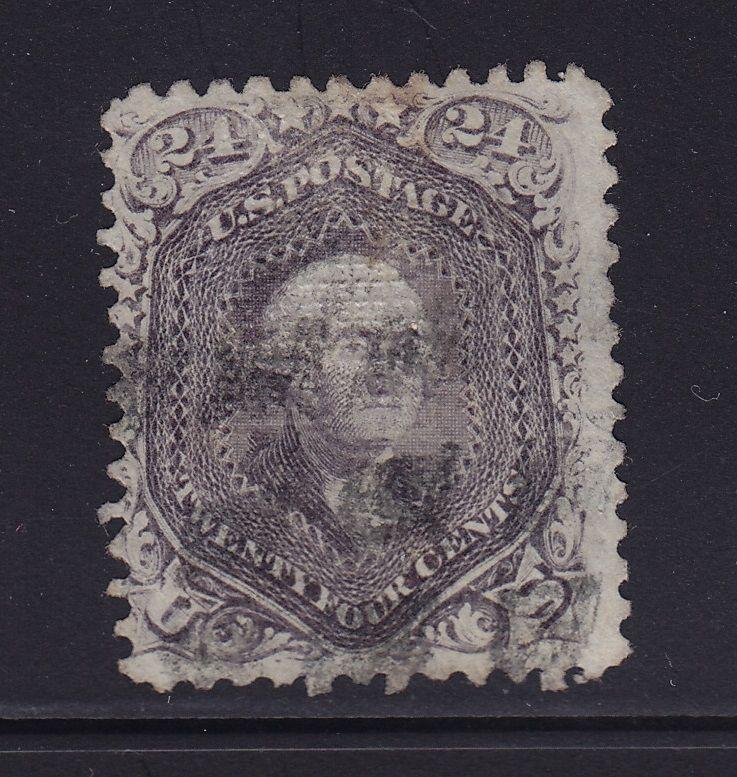 99 F-VF scarce used neat cancel with nice color cv $ 1600 ! see pic !