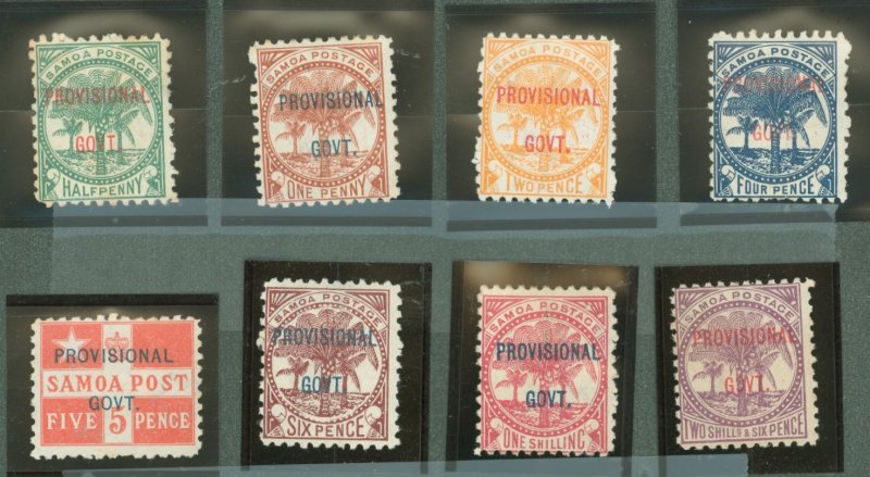 Samoa (Western Samoa) #31-38 Unused Single (Complete Set)