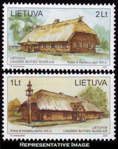 Lithuania Scott 700-701 Mint never hinged.