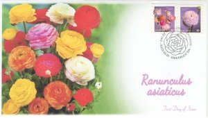 CA23-014, 2023, Ranunculus asiaticus, First Day of Issue, Pictorial Postmark, Go