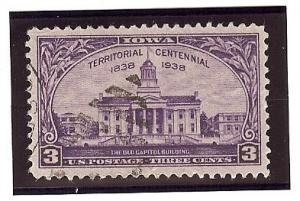 U.S. Used Scott #838 3 Cent  Violet