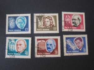 Romania 1967 Sc 1939-44 set FU