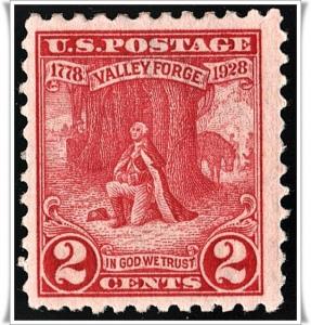 SC#645 2¢ Valley Forge Issue (1928) MH*