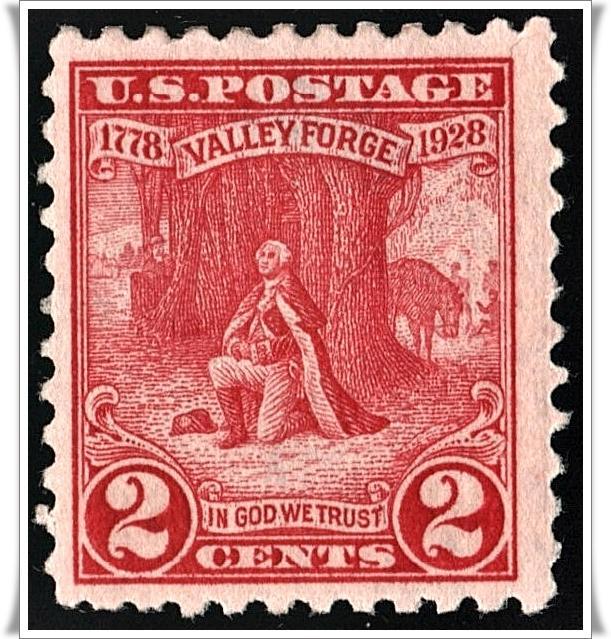 SC#645 2¢ Valley Forge Issue (1928) MH*