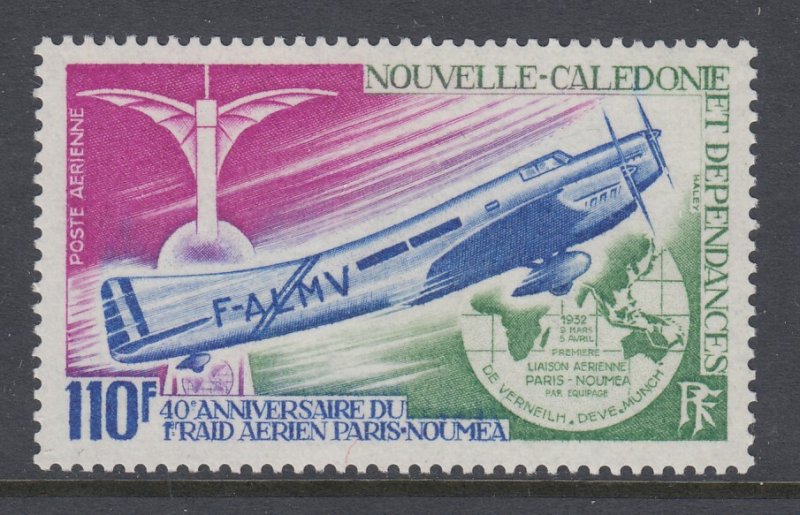 New Caledonia, Scott C91, MNH