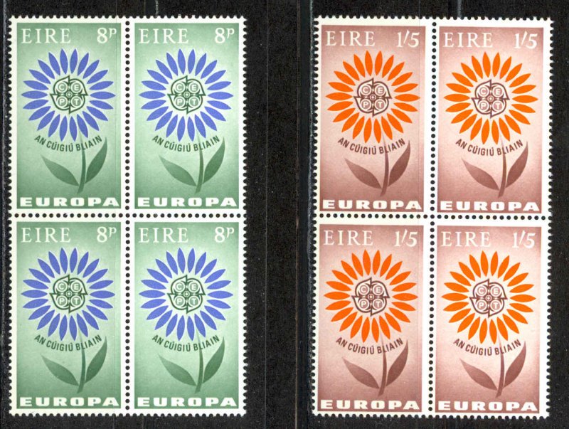 Ireland Sc# 196-197 MNH block/4 1964 Europa