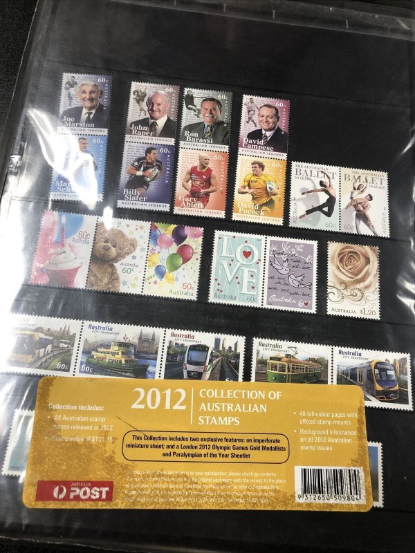 2012 Collection of Australia Stamps 