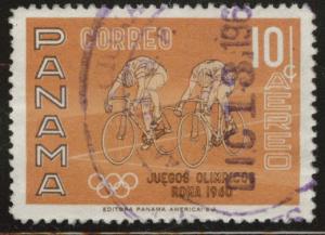 Panama  Scott C235 used Cycling stamp