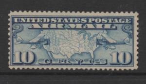 C7  unused hinged singles