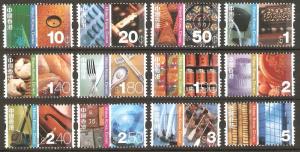 Hong Kong 2002 Chinese Western Culture Low Val Defin Set MNH