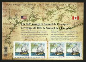 MNH Canada #2156 MNH Joint Canada/US Issue Champlain SS