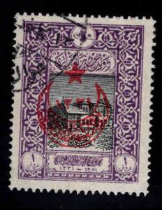 TURKEY Scott B44 Used semi-postal stamp