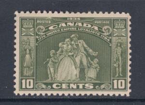 Canada Sc 209 MNH. 1934 10c olive green Loyalists Monument, F-VF