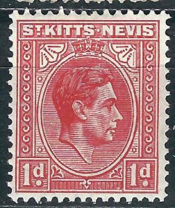 St. Kitts-Nevis SG 69 MLH VF 1938 GCV £8.00