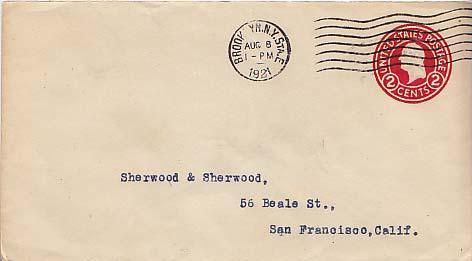 United States, New York, Postal Stationery