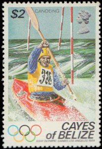 Belize - Cayes of Belize #14-17, Complete Set(4), 1984, Olympics, Never Hinged