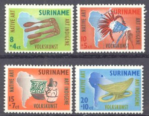 Surinam Sc# B69-B72 MNH 1960 Native Art