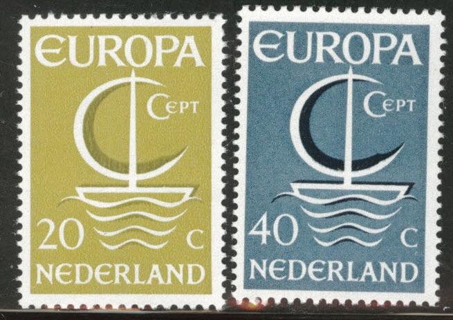 Netherlands Scott 441-442 MNH** 1966 Europa set