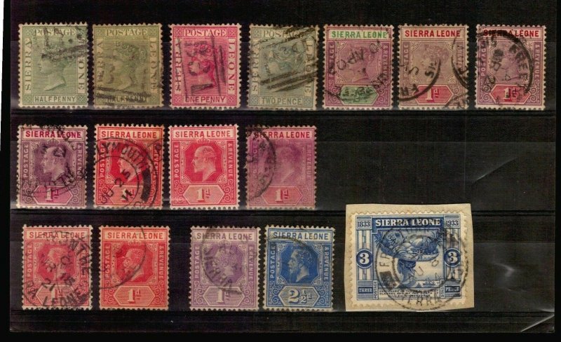 Collection British Colonies Africa Gold Coast Sierra Leone Kenya Rhodesia stamps