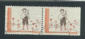 Sweden 837  Used pair (16