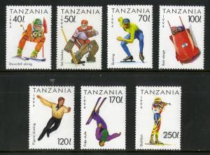 TANZANIA 1201-7 MH SCV $4.00 BIN $2.00 OLYMPICS