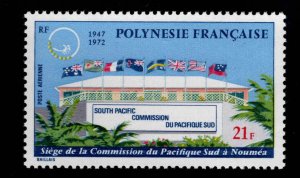 French Polynesia Scott C85 South Pacific Commission  MNH** 1972