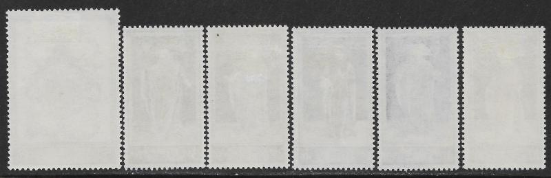 BELGIUM SC# B647-52  FVF/MOG 1959