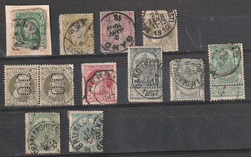 #32,37,52,82,84-6 Belgium Used