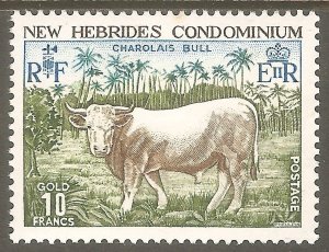 NEW HEBRIDES BRIT Sc# 196 MNH FVF Bull