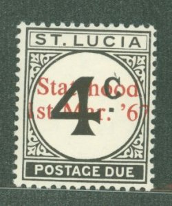 St. Lucia #J12xx Mint (NH) Single