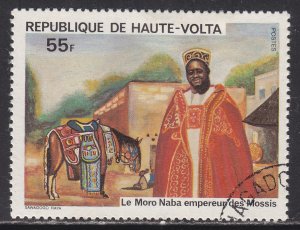 Burkina Faso 542 Moro Naba, Mossi Emperor 1980