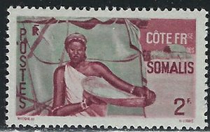 Somali Coast 257 MH 1947 issue (an5484)