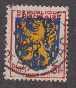 France 663 Arms of Franche-Comte 3Fr 1951