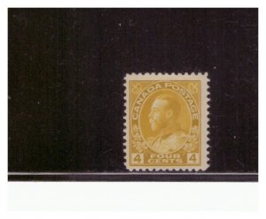 CANADA KING GEORGE V SC. 110 MH #2 YE32