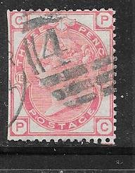 GB #61  3p Victoria, rose, plate# 15 (U)  CV $50.00