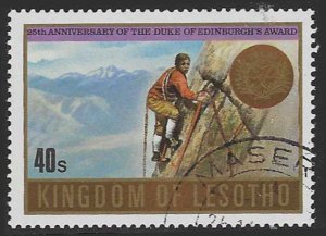 Lesotho #341 (1981), CTO single, cat. $0.40