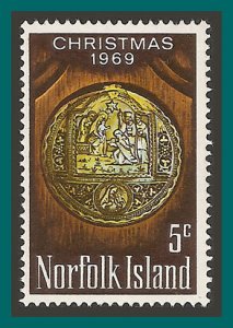 Norfolk Island 1969 Christmas, MNH #125,SG102