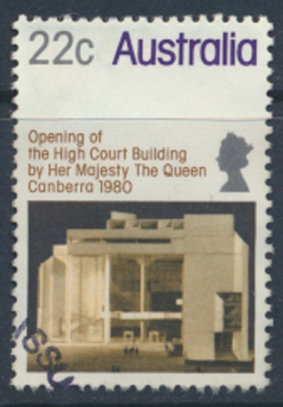 Australia  SG 747   SC# 742 Canberra High Court Building 1980  Used