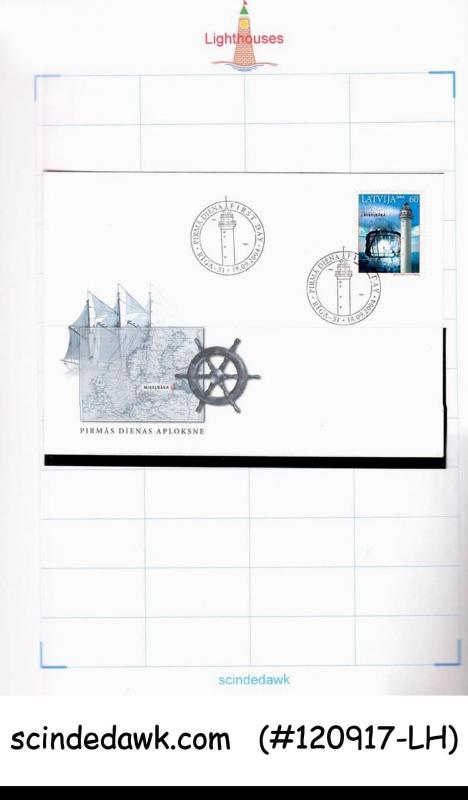 COLLECTION of LIGHTHOUSE Stamps and Covers from Different Countries in a FOLDER