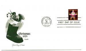 1800 Christmas 1979, Santa, Artmaster  FDC