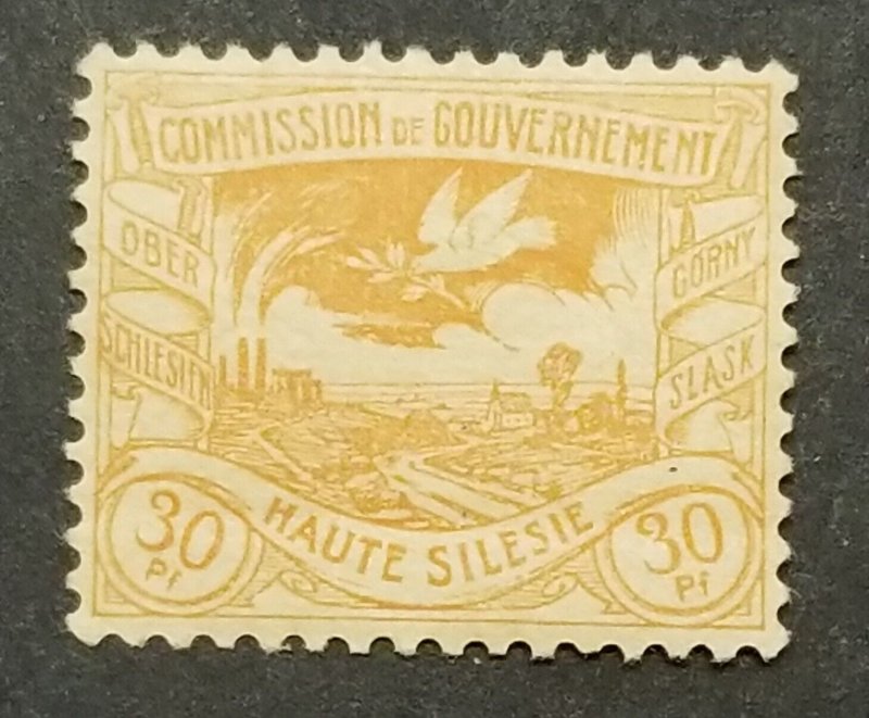 UPPER SILESIA Germany 22  MINT Stamp MH Unused z6665 