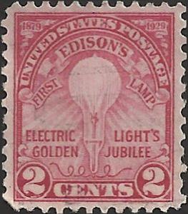 # 655 Used Carmine Rose Thomas Edison Light Bulb