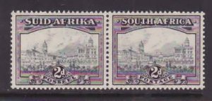 South Africa-Sc#53- id9-unused og NH 2p bl vio & dull bl-Pretoria-1938-