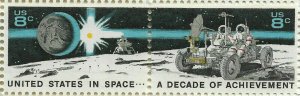 US 1971, Space Achievement, Moon, Joint Pair Scott # 1434-1435,VF MNH** (GLM)